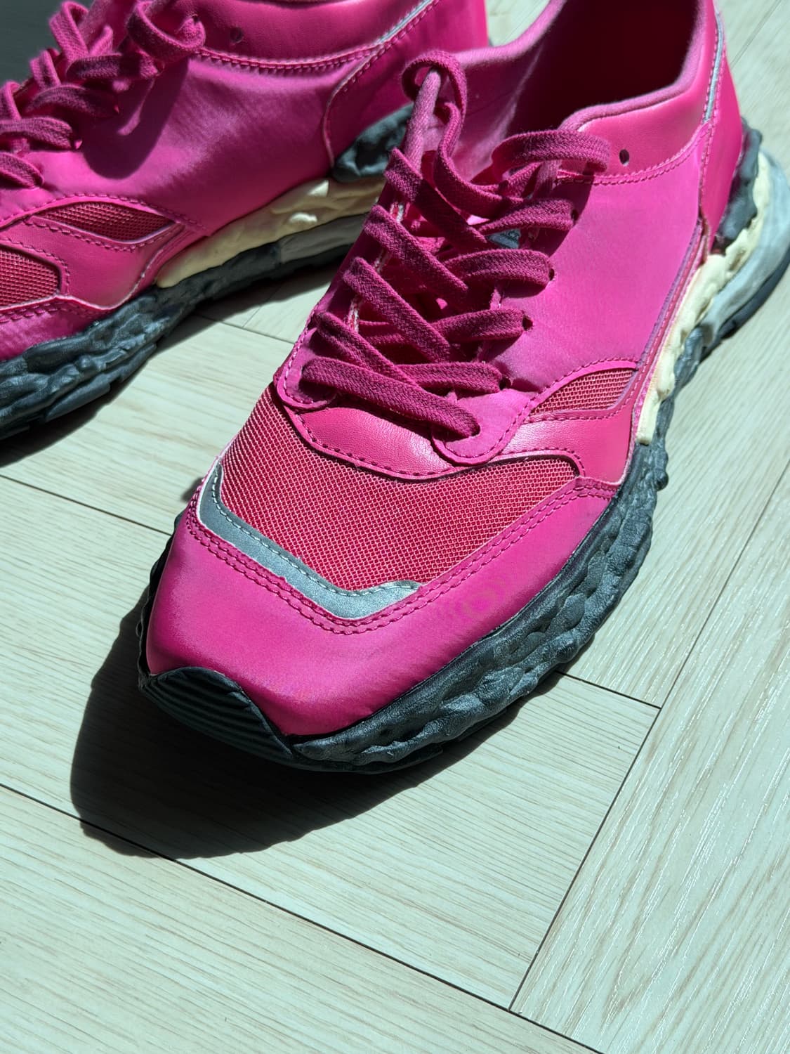 메종 미하라 야스히로 x 베드 J.W. 포드 조지 핑크 스니커즈 상품이미지2