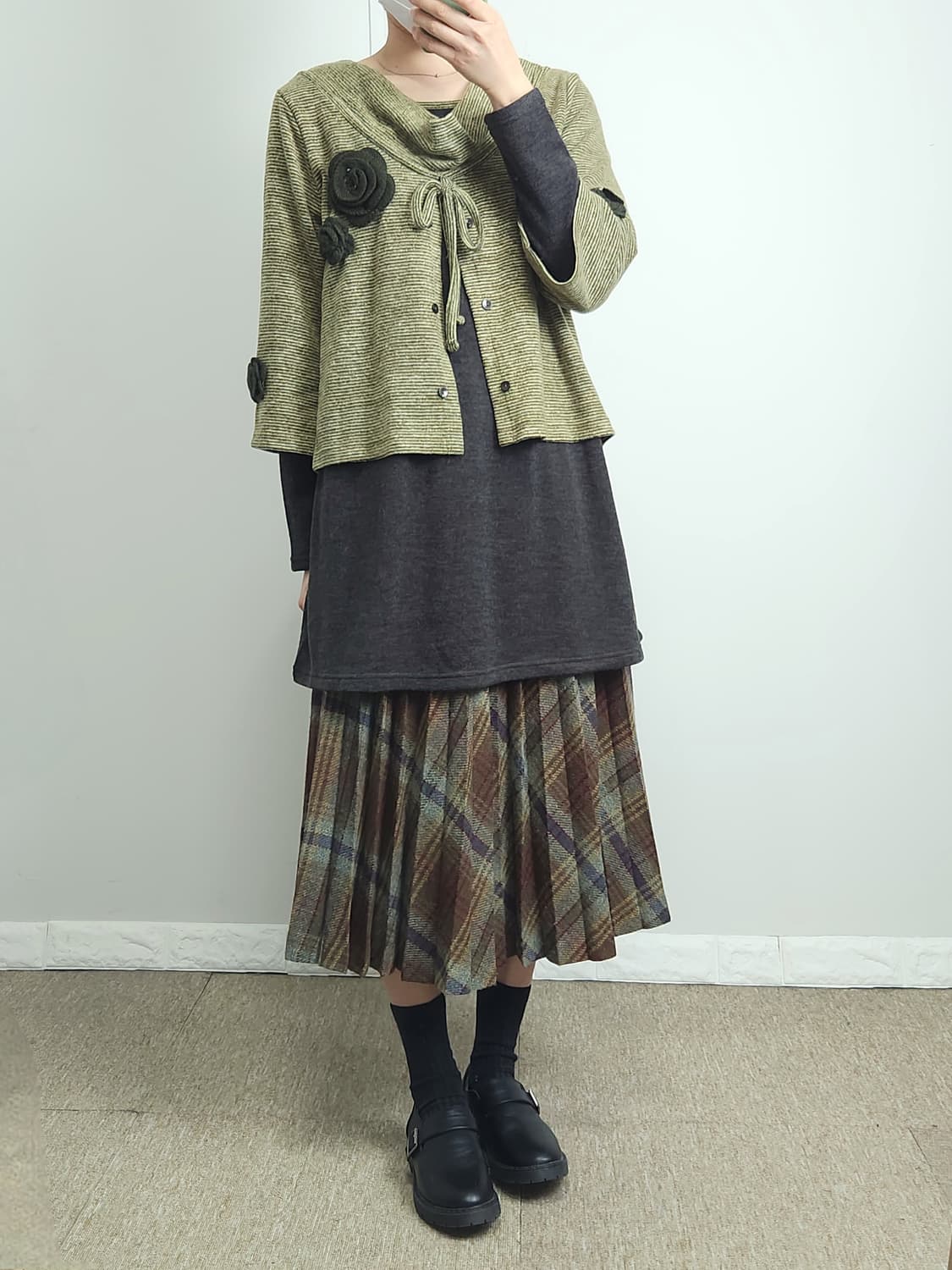 레이어드 롱 슬리브 탑 상품이미지2