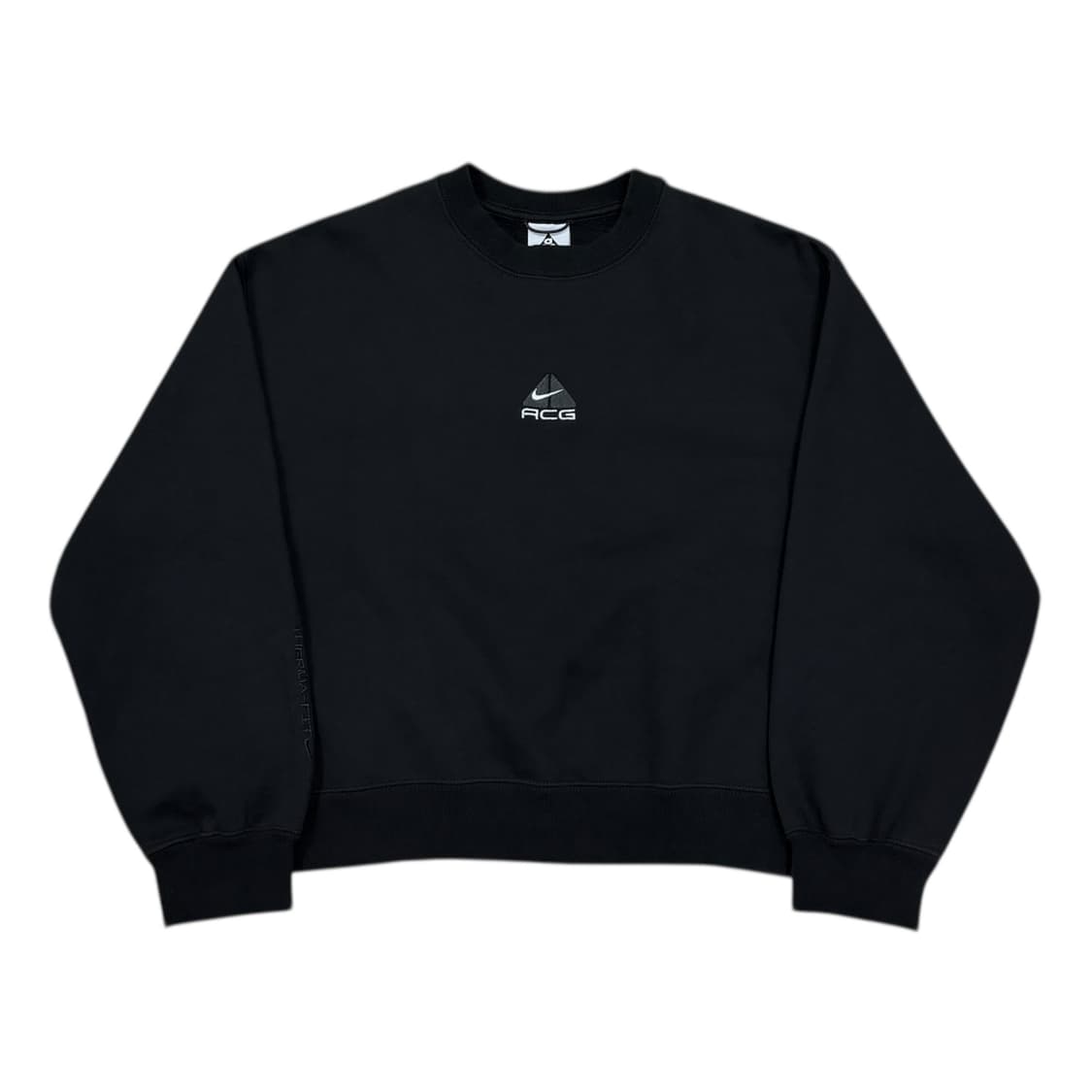 나이키 ACG 우먼 터프 써마핏 레벨 맨투맨 블랙 M 상품이미지1