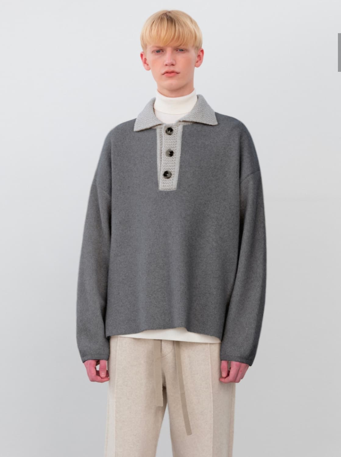 우마뭉 니트 M사이즈 남녀공용 상품이미지2