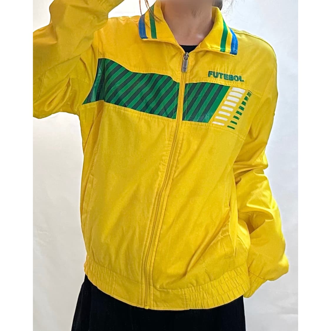 Vtg 풋볼 브라질 옐로우 바람막이 상품이미지1