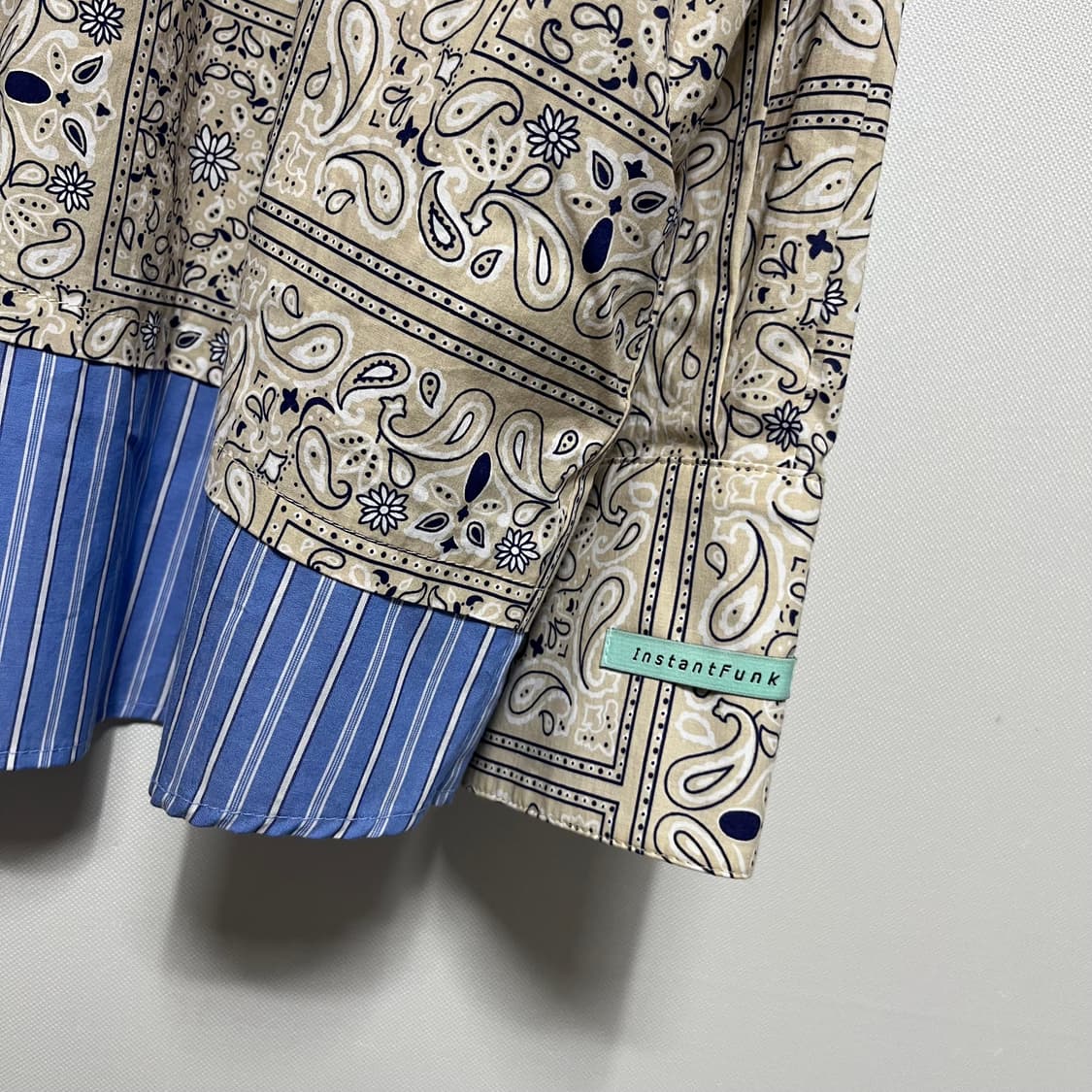 인스턴트펑크 페이즐리 오버사이즈 셔츠 상품이미지5