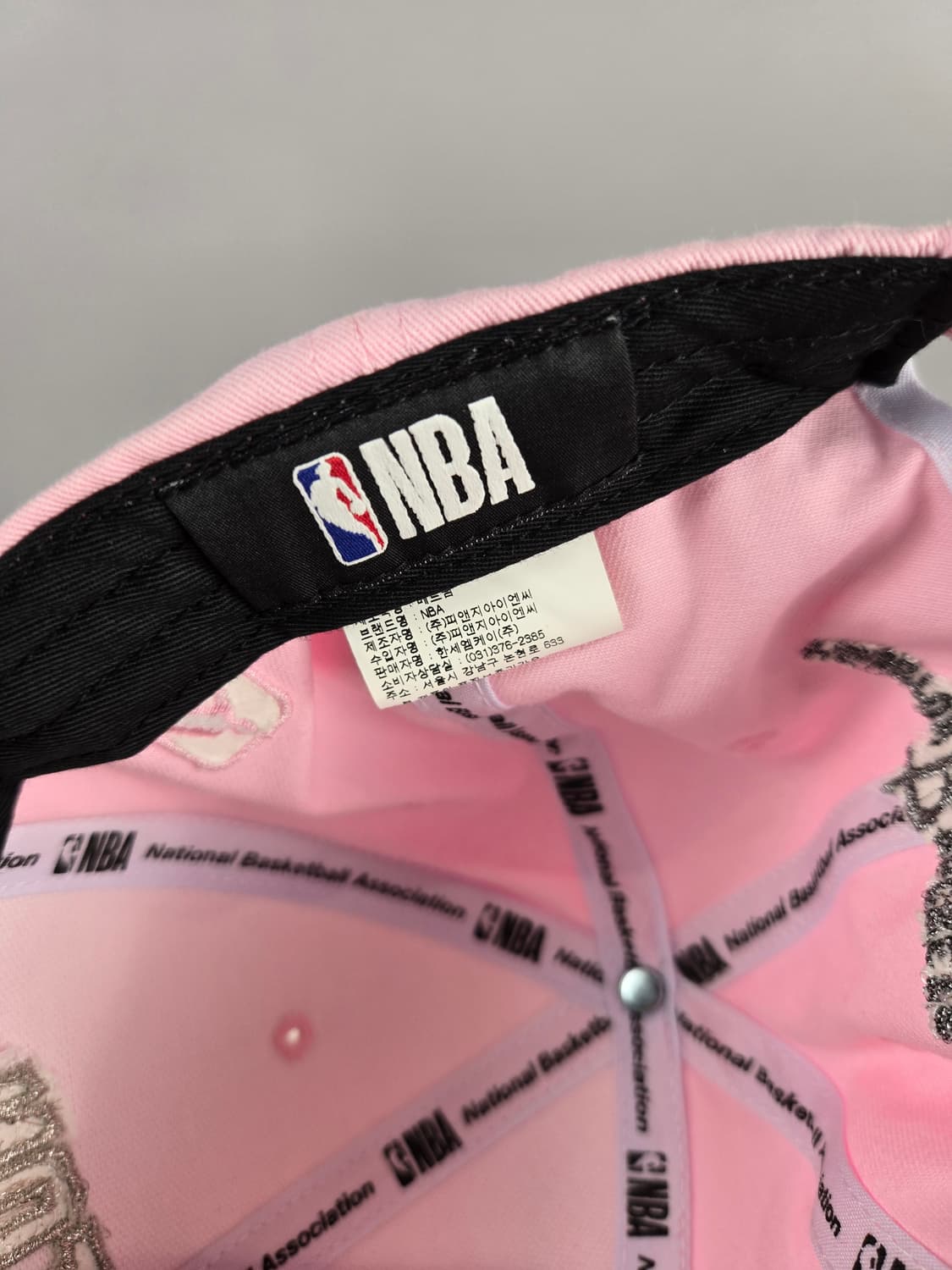 [무료배송]NBA 휴스턴 핑크 글리터 볼캡 모자 상품이미지9