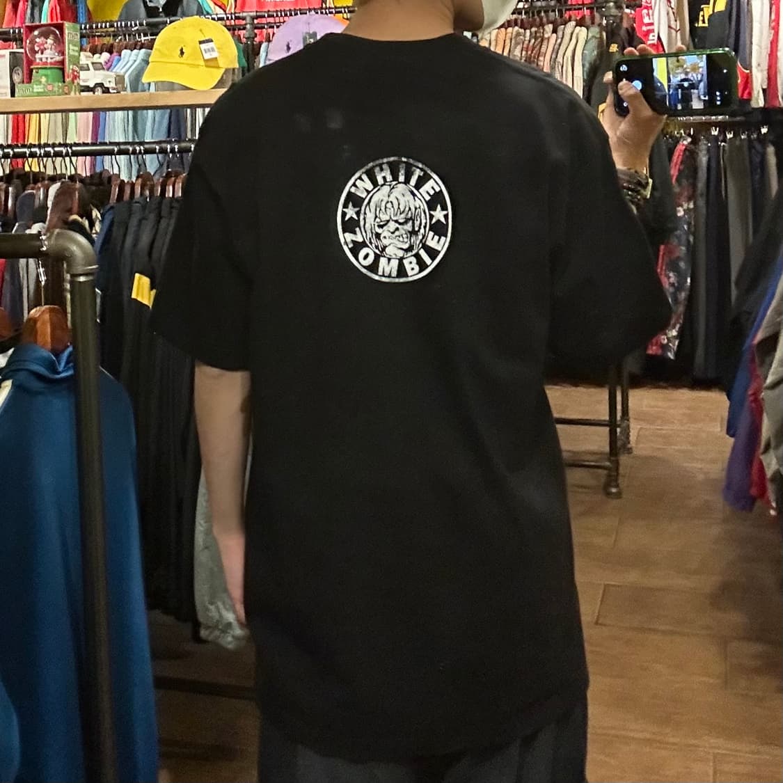 [HI] 빈티지 락 반팔티 블랙 상품이미지5