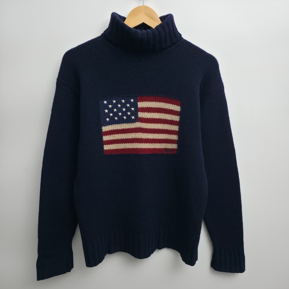 [M] 폴로 랄프로렌 성조기 니트 네이비 상품이미지1