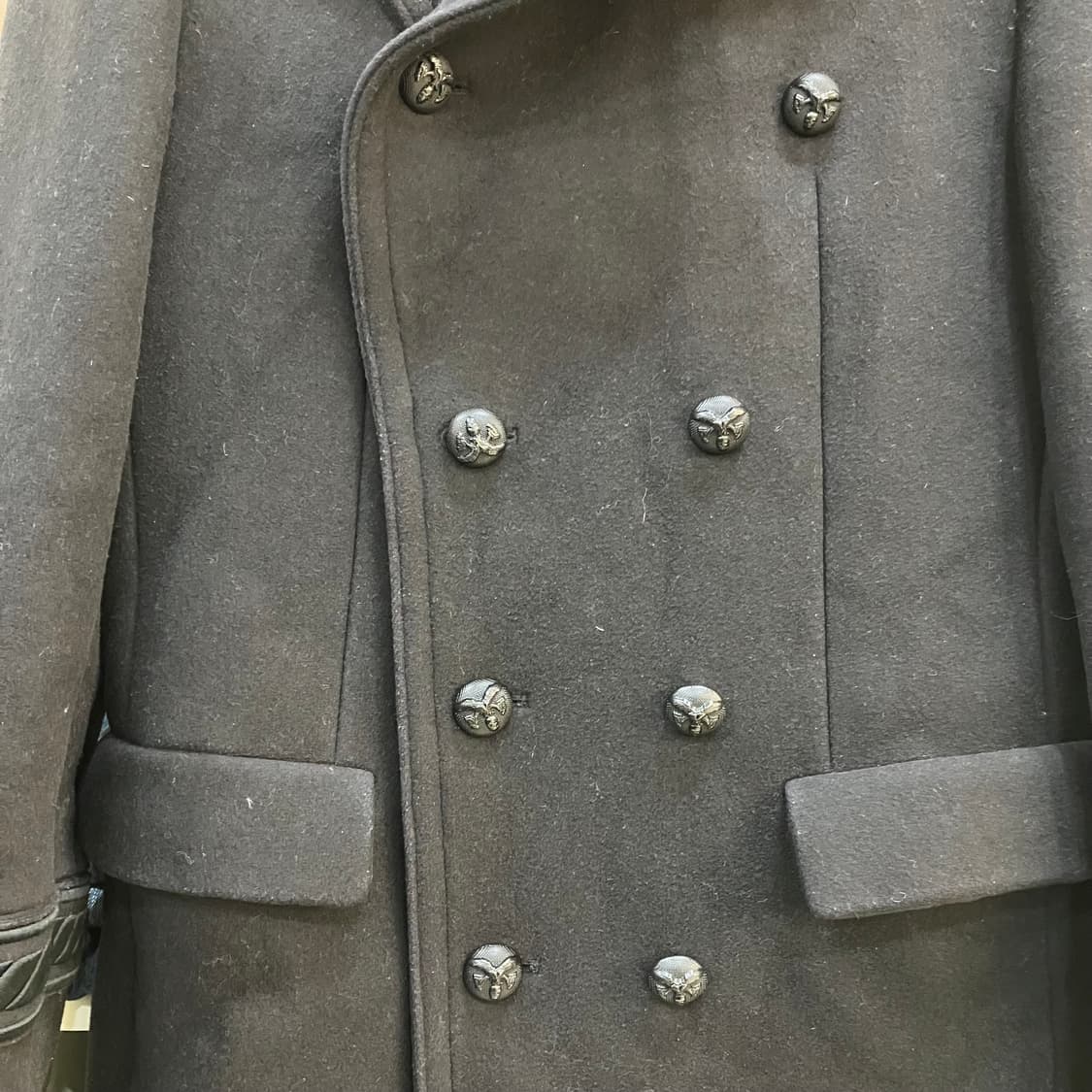 시스템옴므 딥브라운 더블 브레스트 롱 코트 100 상품이미지4