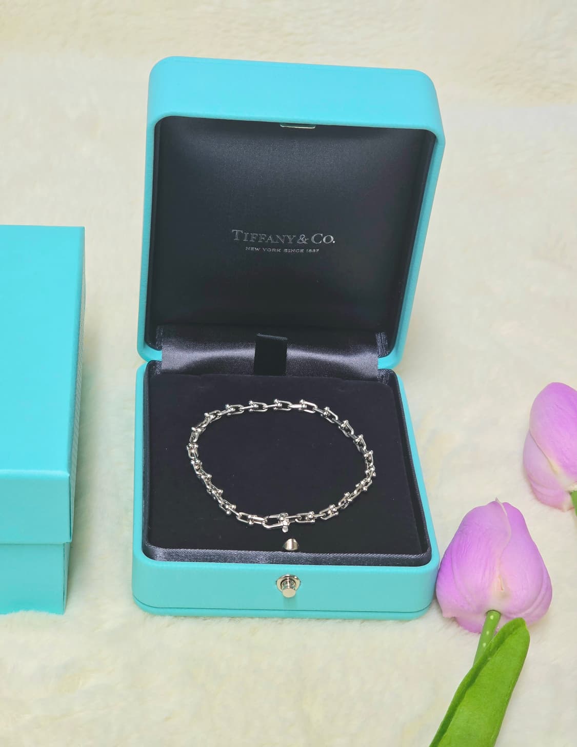티파니하드웨어링크팔찌 마이크로s사이즈 정품 상품이미지2
