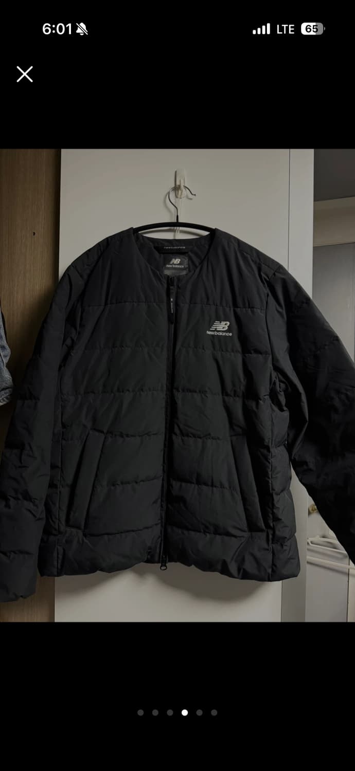 뉴발란스 UNI 액티브 구스 경량 패딩 M(남여공용) 상품이미지4