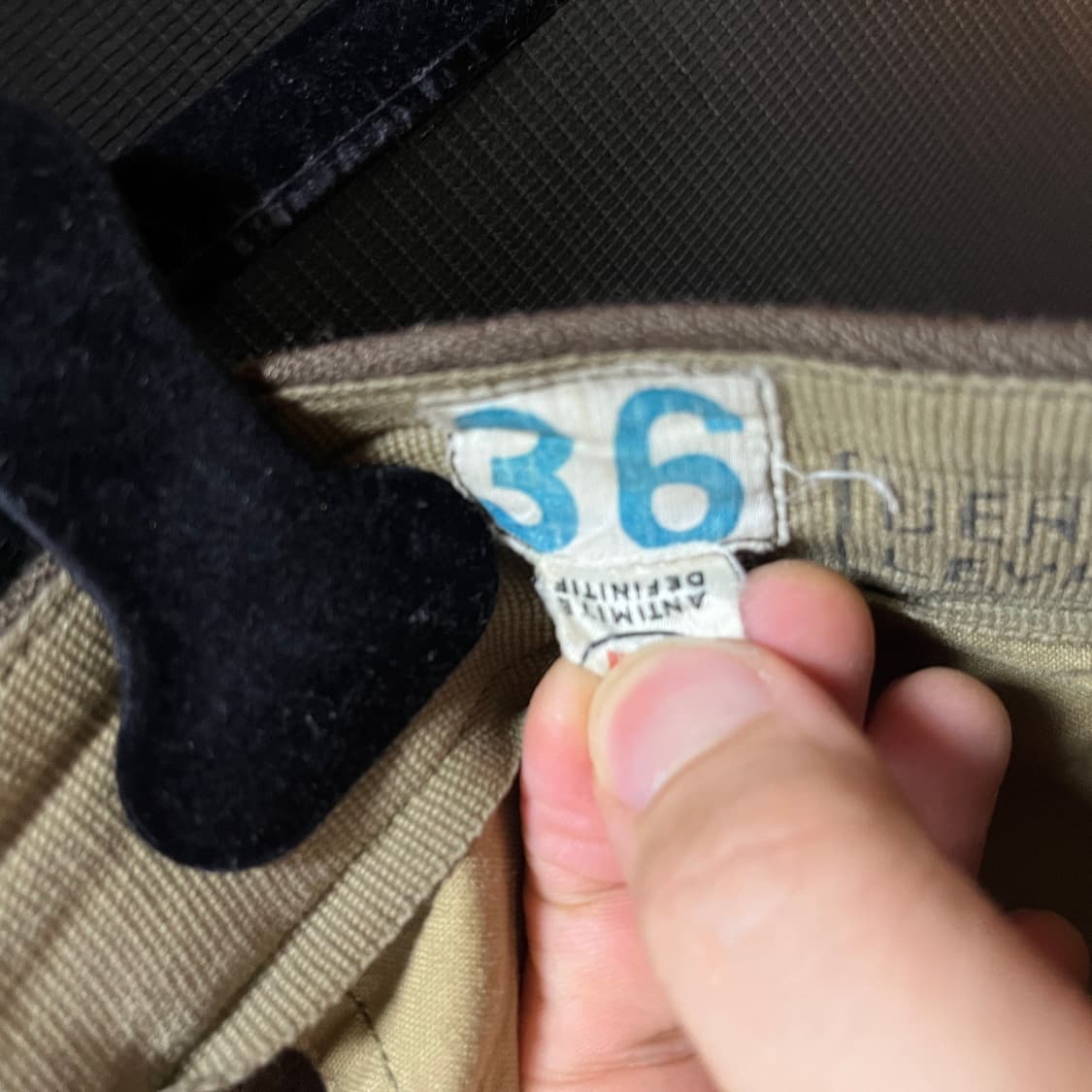 50s 프랑스 오리지널 관급 울 트라우저 상품이미지5