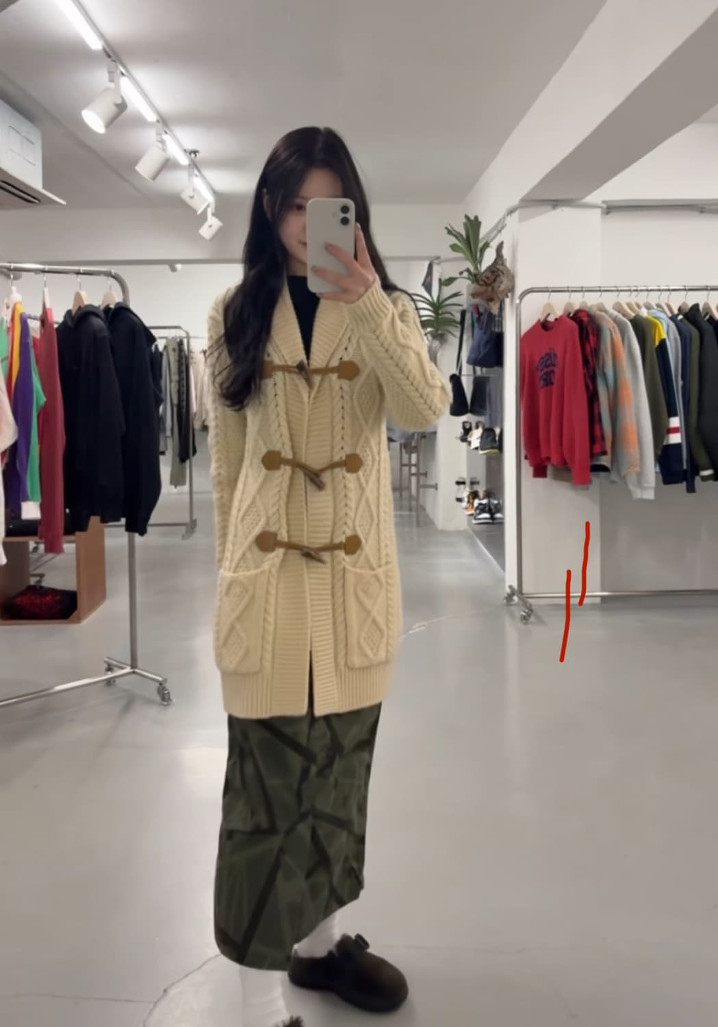히스테릭글래머 HYSTERIC GLAMOUR Camo Long Skirt 상품이미지3