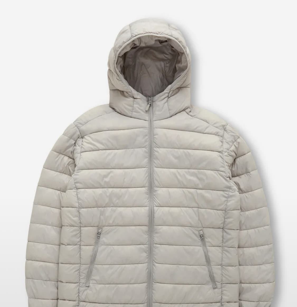 S 스파오 씬라이트 경량패딩 라이트그레이 상품이미지1