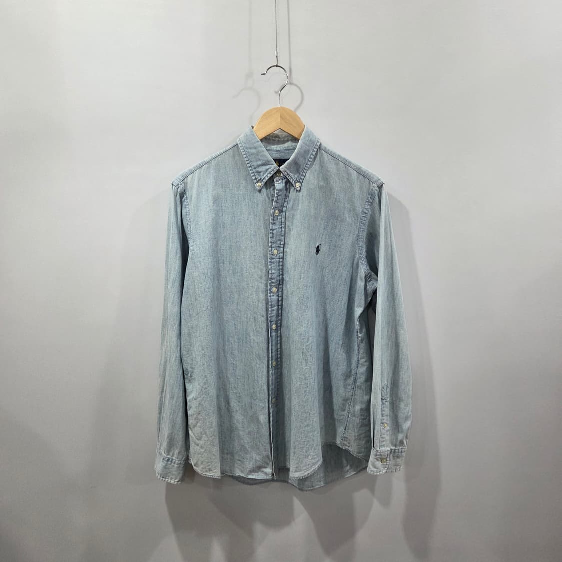폴로랄프로렌 버튼다운 샴브레이 셔츠 M 상품이미지1