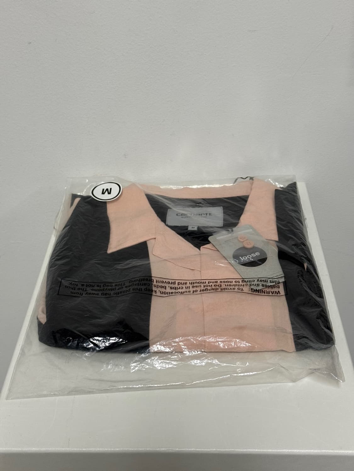 [M] 칼하트WIP 레인셔츠 반팔셔츠 파우더리 블랙 상품이미지5