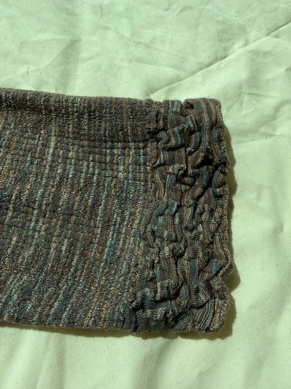 퍼플 브라운 니트 상품이미지5