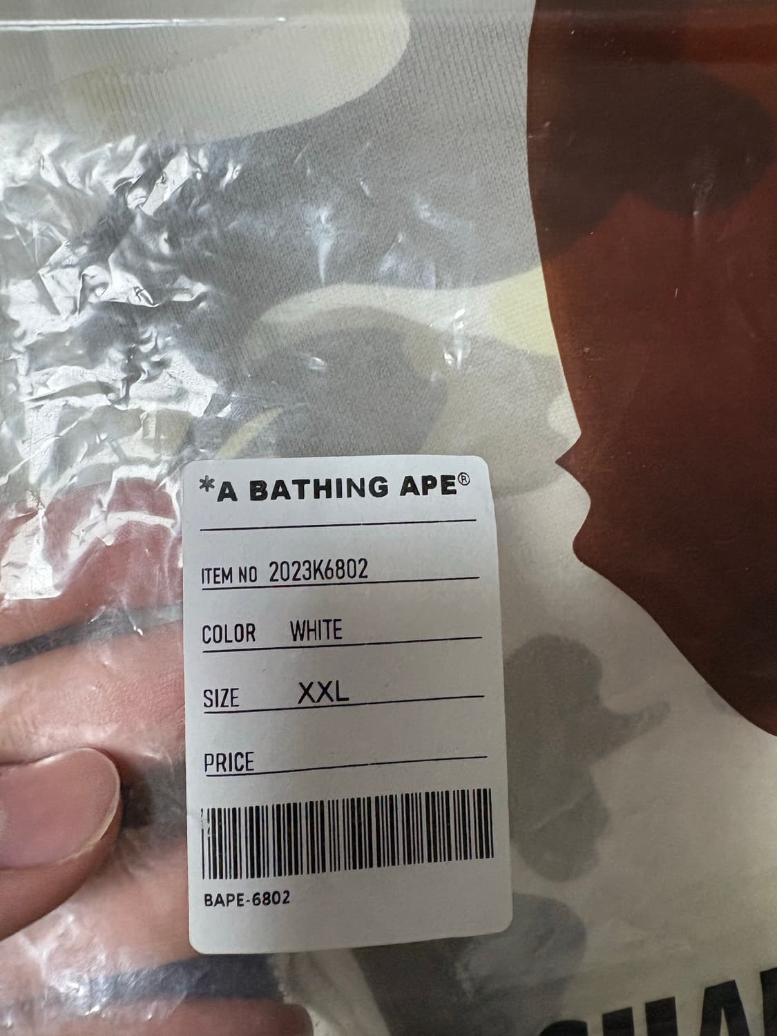 베이프 카모 샤크후드 야광 화이트 상품이미지4