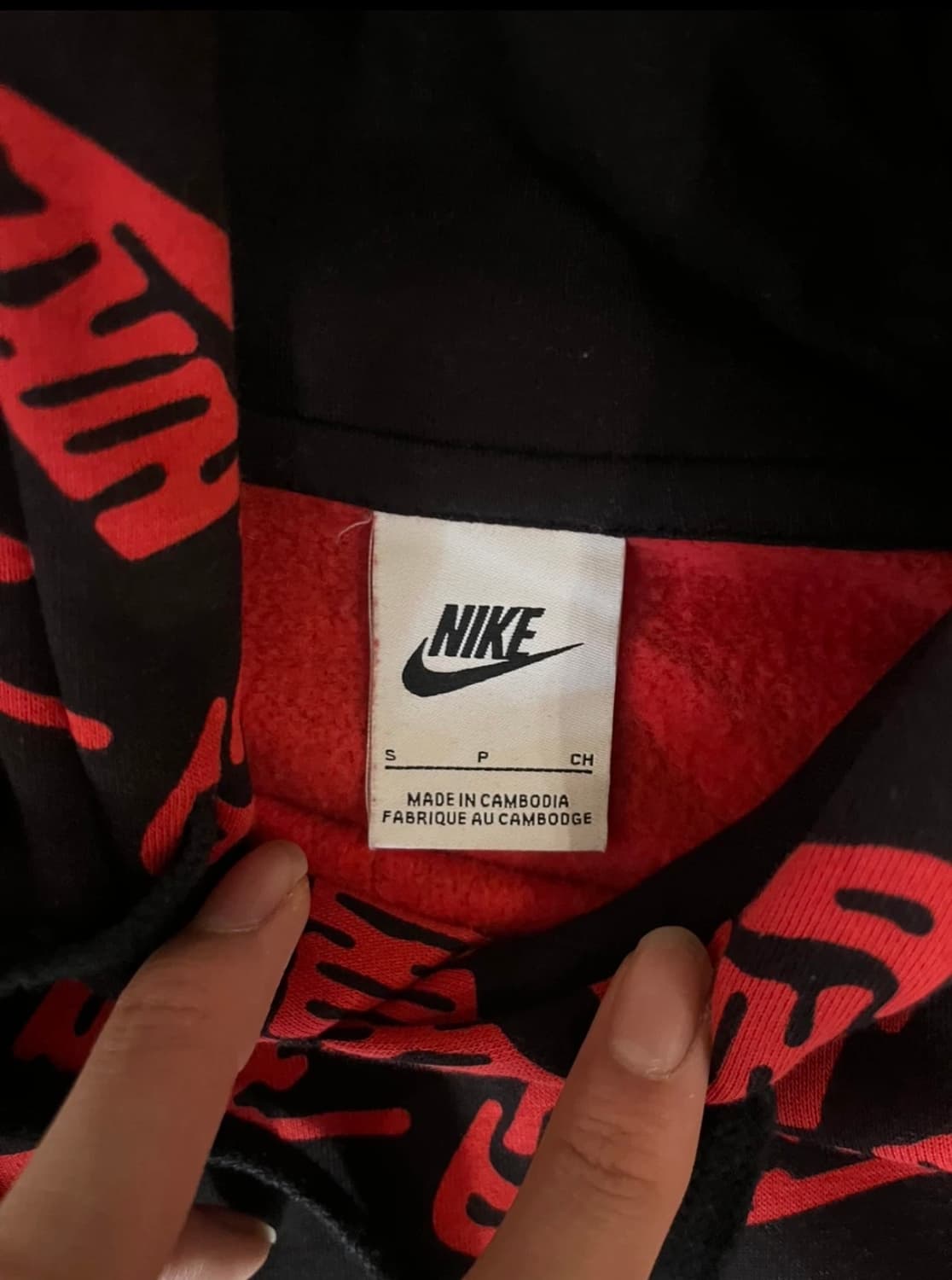 나이키 올오버 후드티 S 상품이미지2