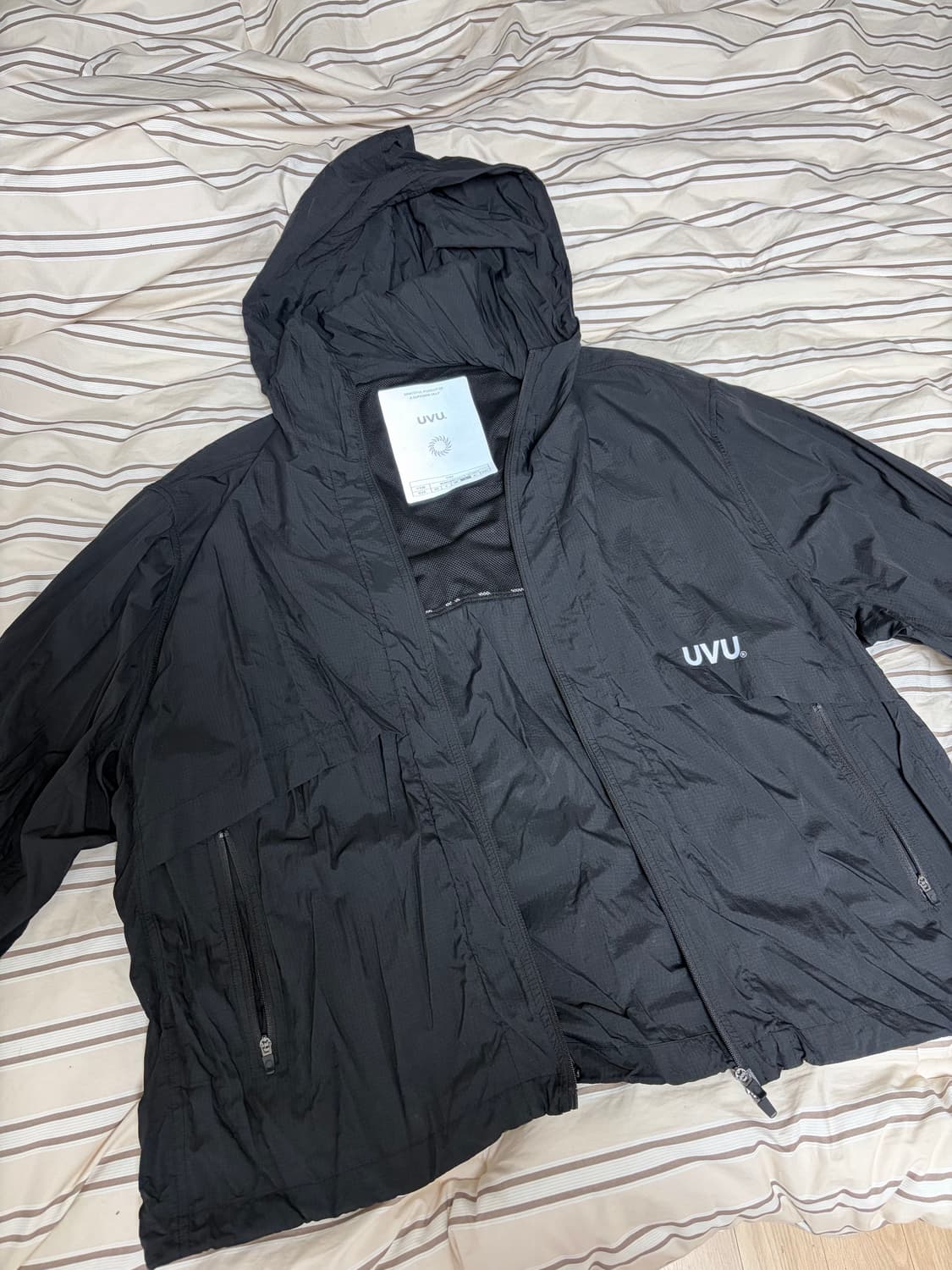 (L) UVU 울트라라이트 윈드브레이커 블랙 상품이미지2