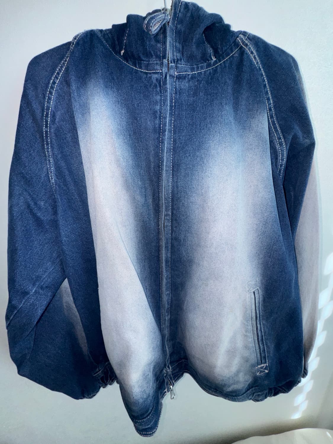 WKNDRS DENIM HOOD JACKET 상품이미지1