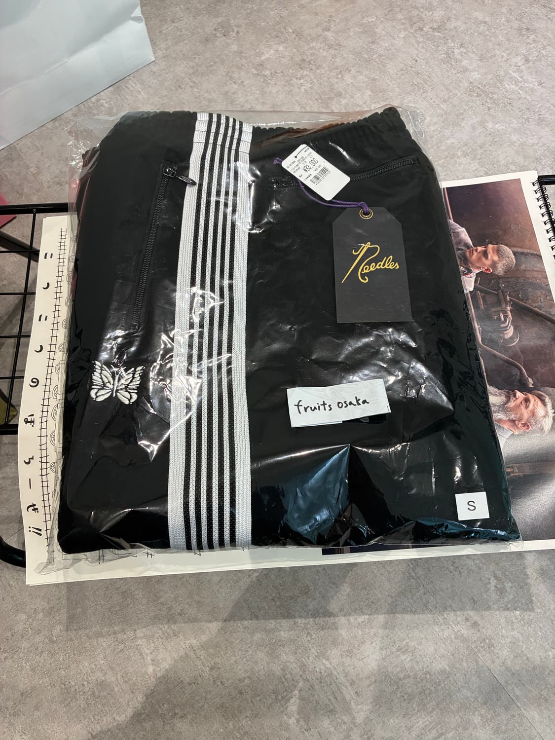 니들스 x BEAVER 코튼 트랙팬츠 s 상품이미지2