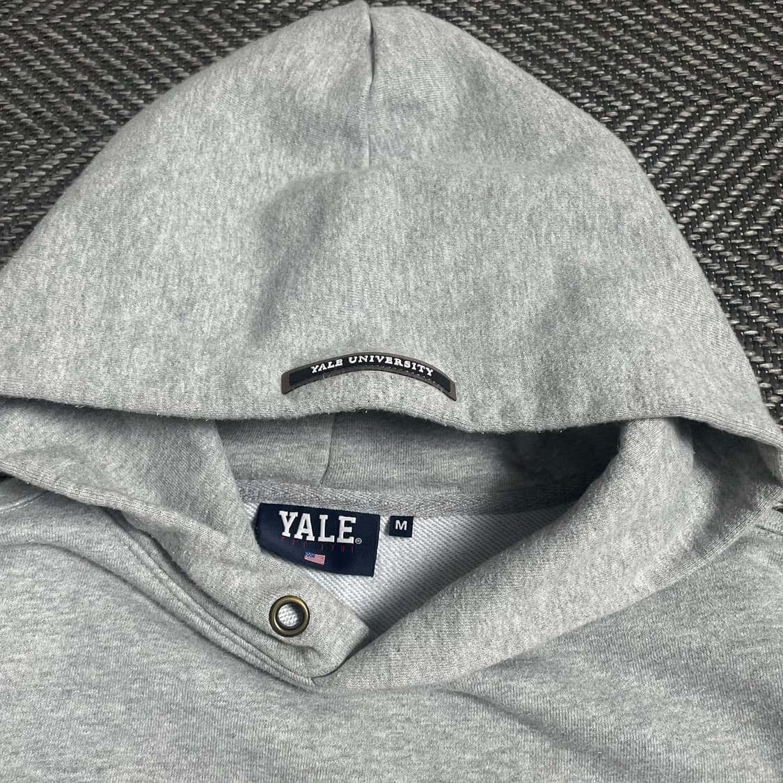 예일 아치로고 그레이 후드 티셔츠o 4839 상품이미지4