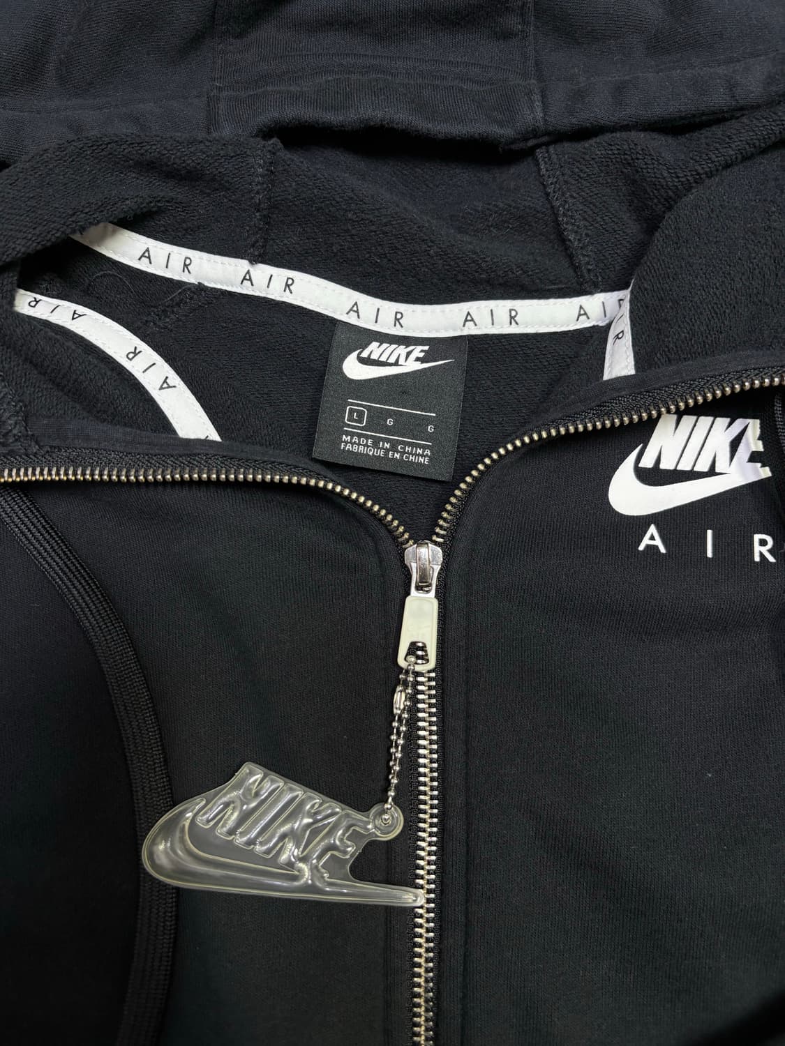 Nike Air 크롭 후드 집업 상품이미지5