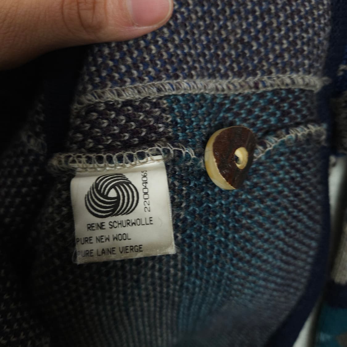 Made in Austria Geiger 플라워 패턴 울 가디건 38 상품이미지7