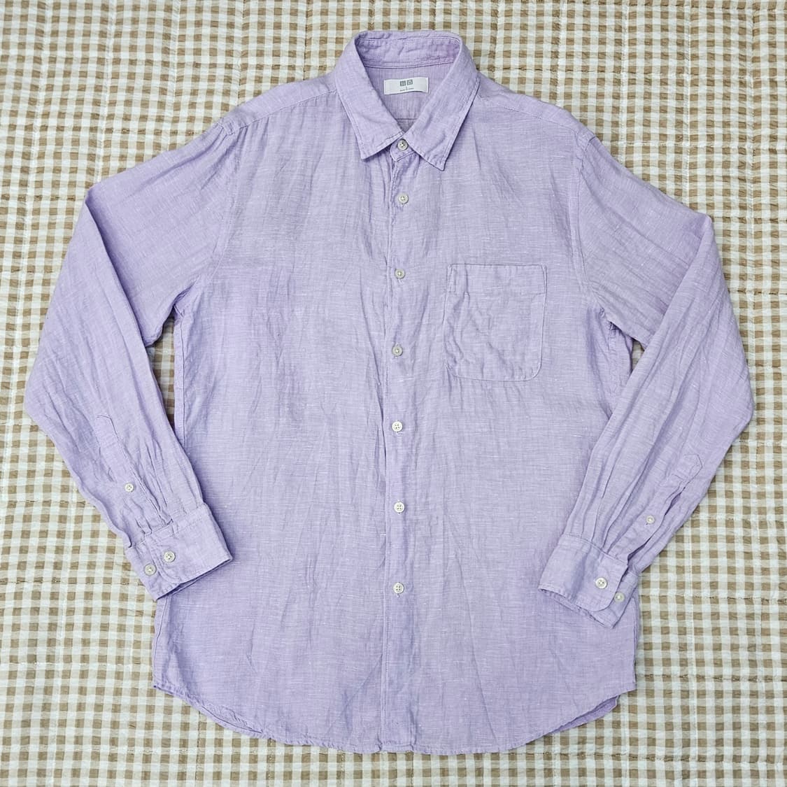 유니클로 마100 긴소매 셔츠 남자100 상품이미지1