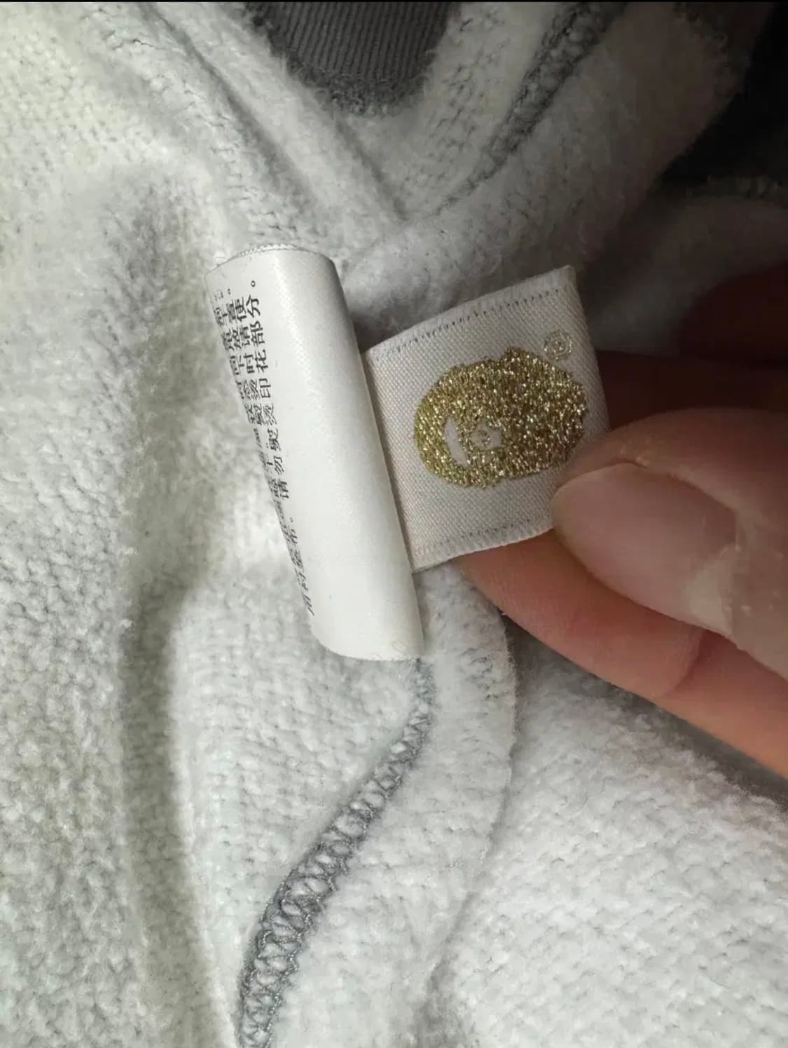 베이프 샤크후드 회색 그레이 2xl 상품이미지3