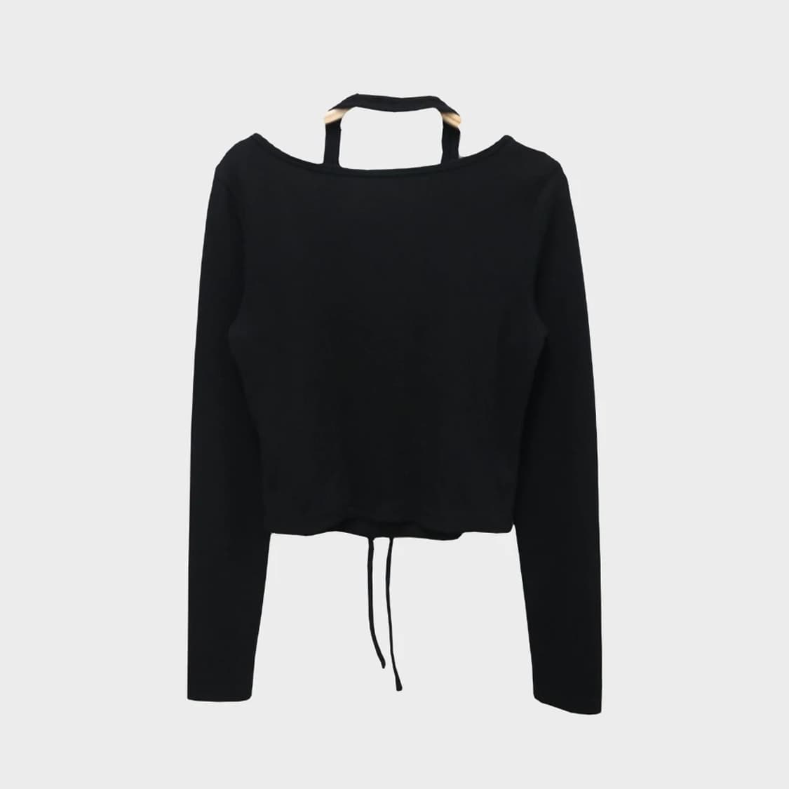 블랙 발레코어 긴팔 티셔츠 61161 상품이미지2