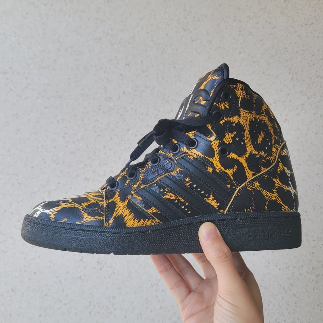 아디다스 제레미스캇 인스팅트 하이 레오파드 호피 240 (235) 상품이미지2