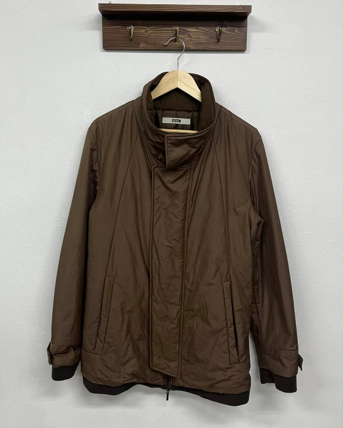 [105] 시스템 한섬 남성 하이넥 자켓 점퍼 상품이미지1