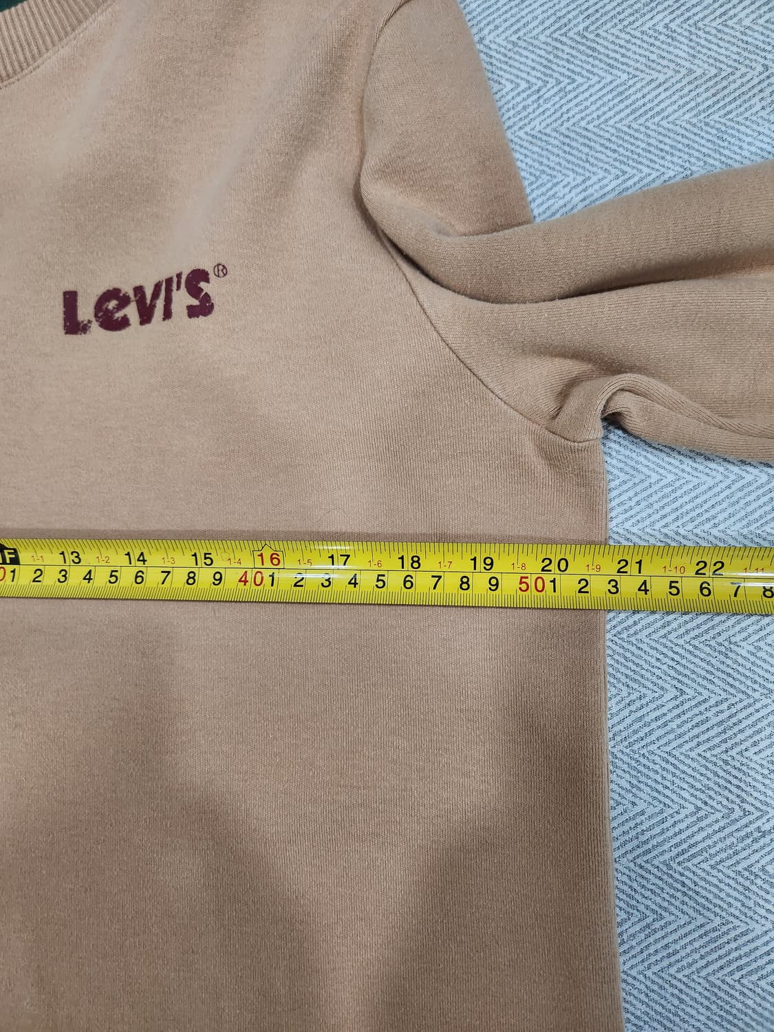 리바이스 베이지 맨투맨 티셔츠 남성 95사이즈 상품이미지7