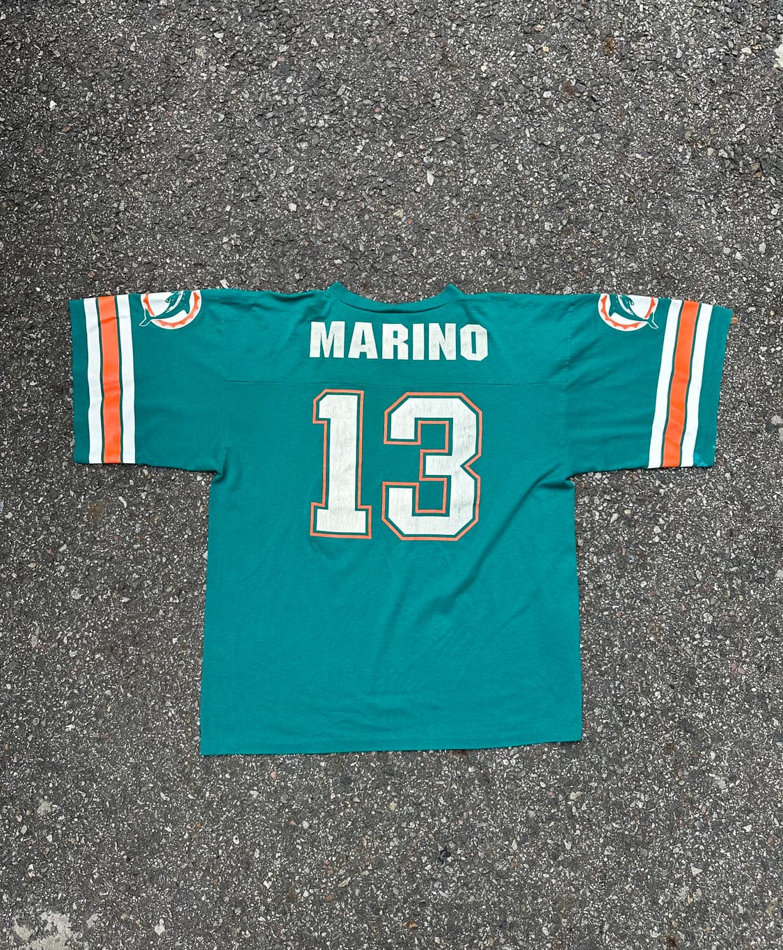 빈티지 90s NFL 마이애미 돌핀스 댄 마리노 럭비 반팔 티셔츠 상품이미지3