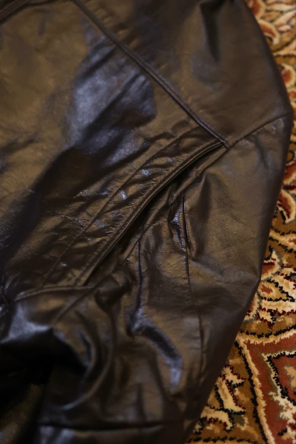 70s 시어스 G1 레더 봄버 자켓 made in USA 상품이미지9