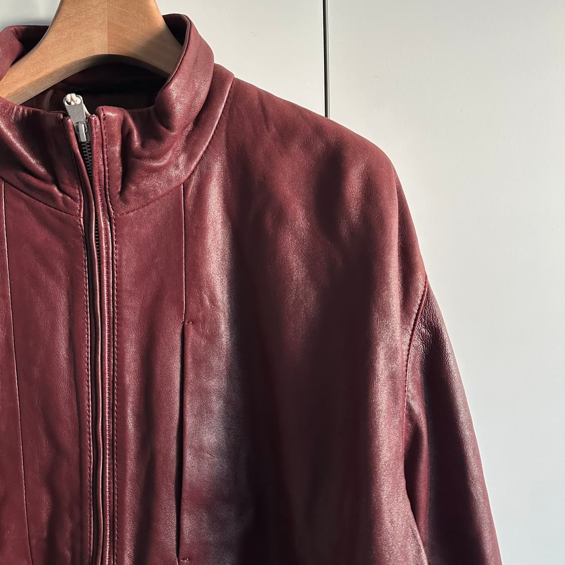 자라 램스킨 자켓 상품이미지4