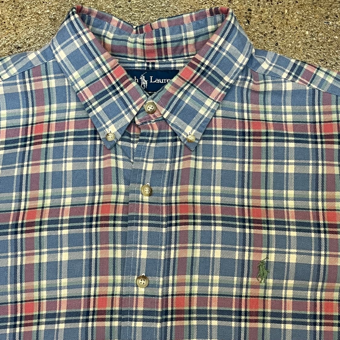 미국 빈티지 폴로 랄프로렌 체크셔츠 남방 상품이미지2