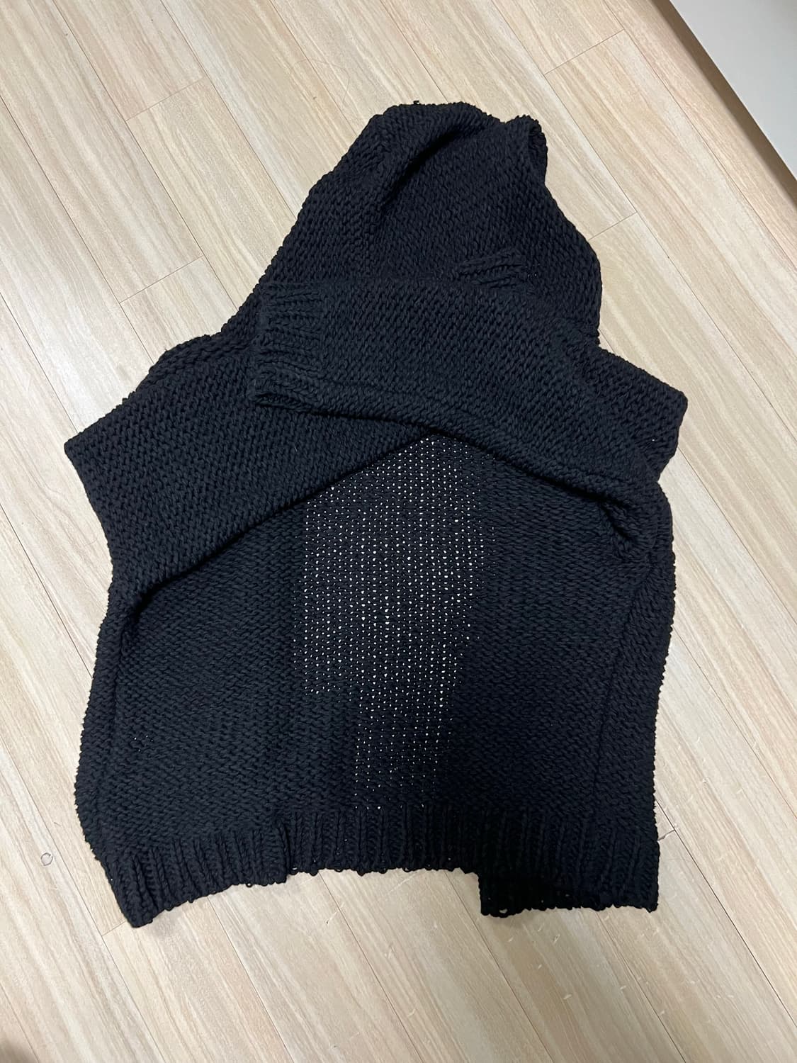 오픈와이와이 청키 후드 가디건 m 상품이미지5