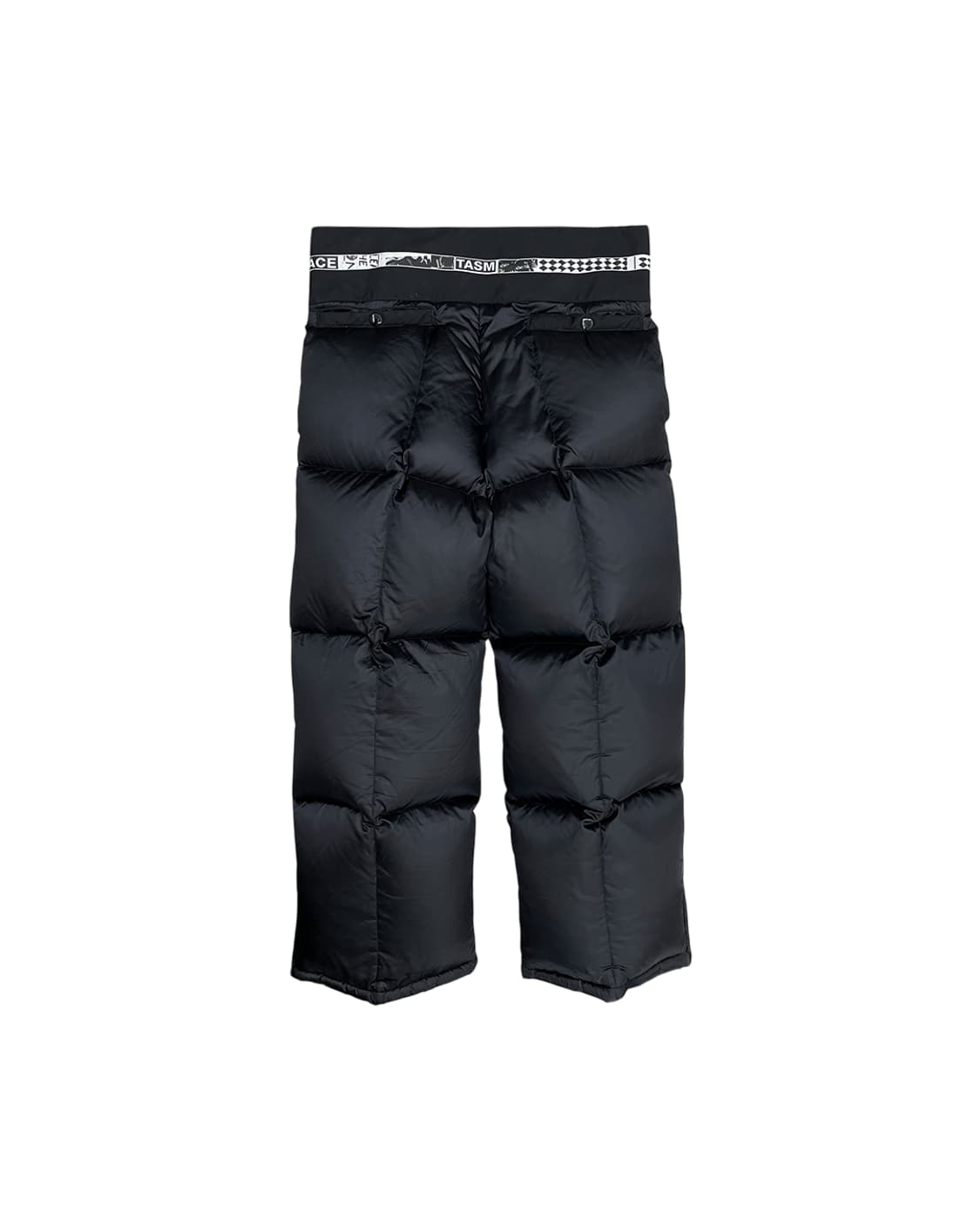 파세타즘 벨크로 디테일 패디드 팬츠 블랙 상품이미지5