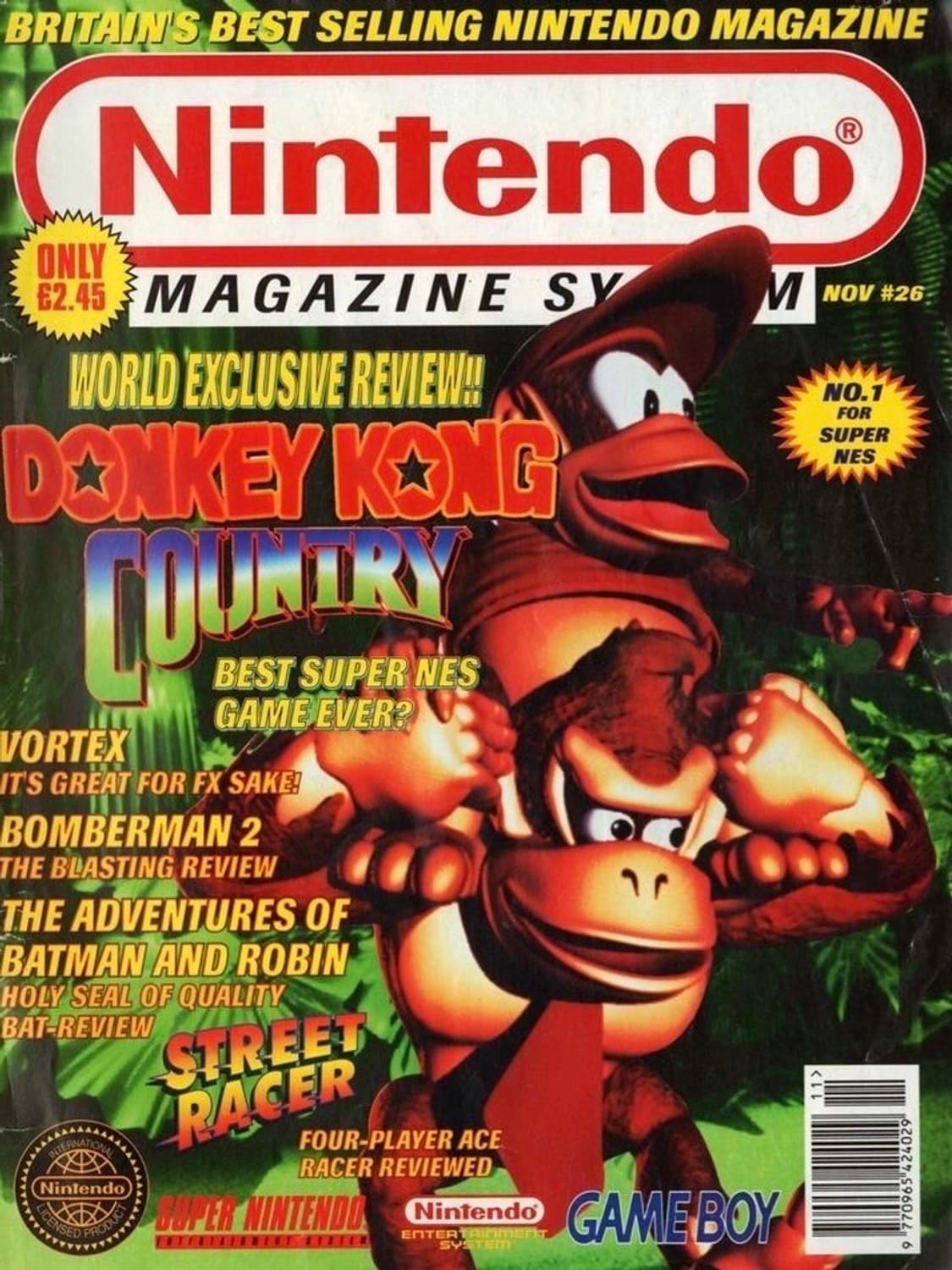닌텐도 동키콩 Donkey Kong 오피셜 반팔 티셔츠 L (103) 상품이미지8