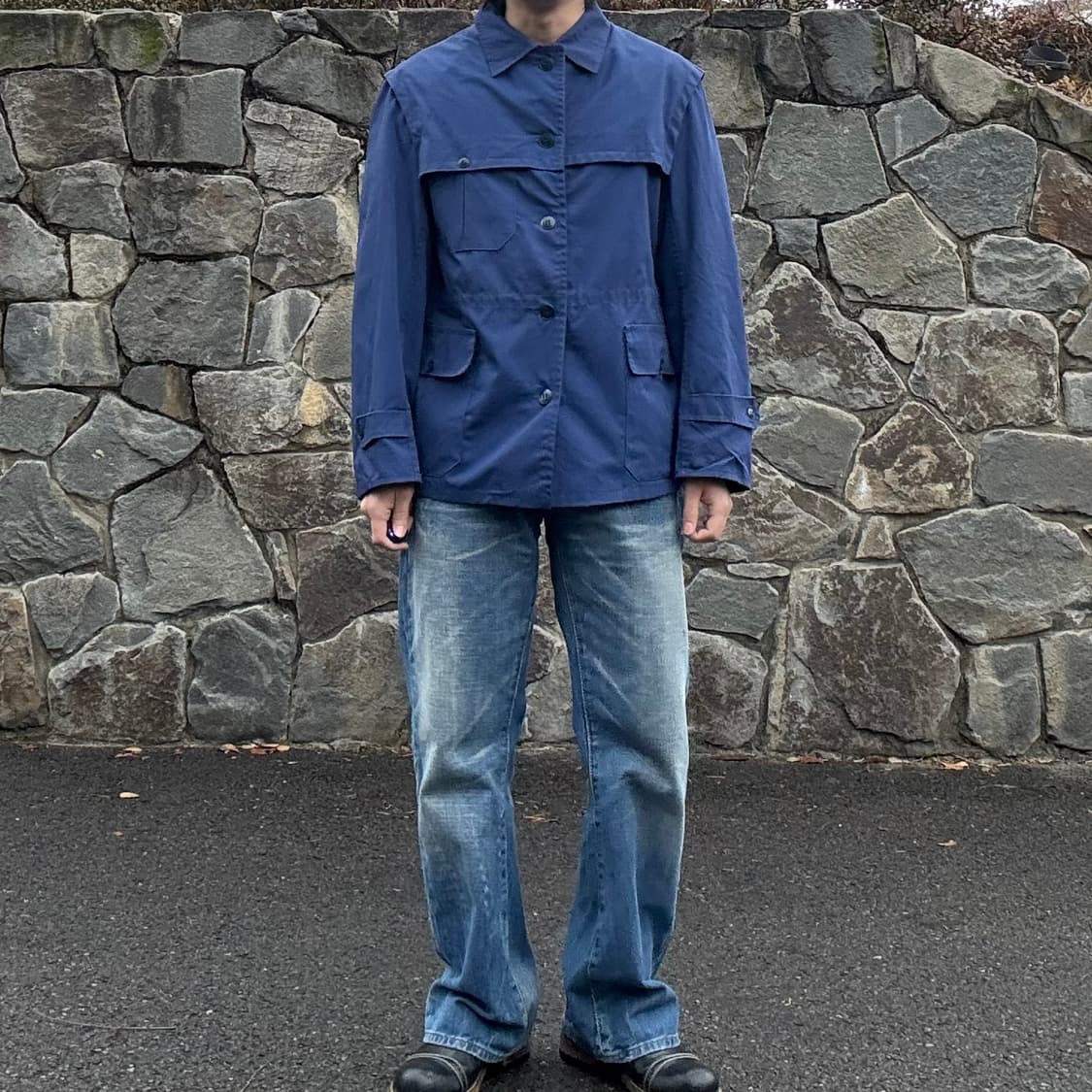 세르비아 밀리터리 블루 필드 자켓 상품이미지3