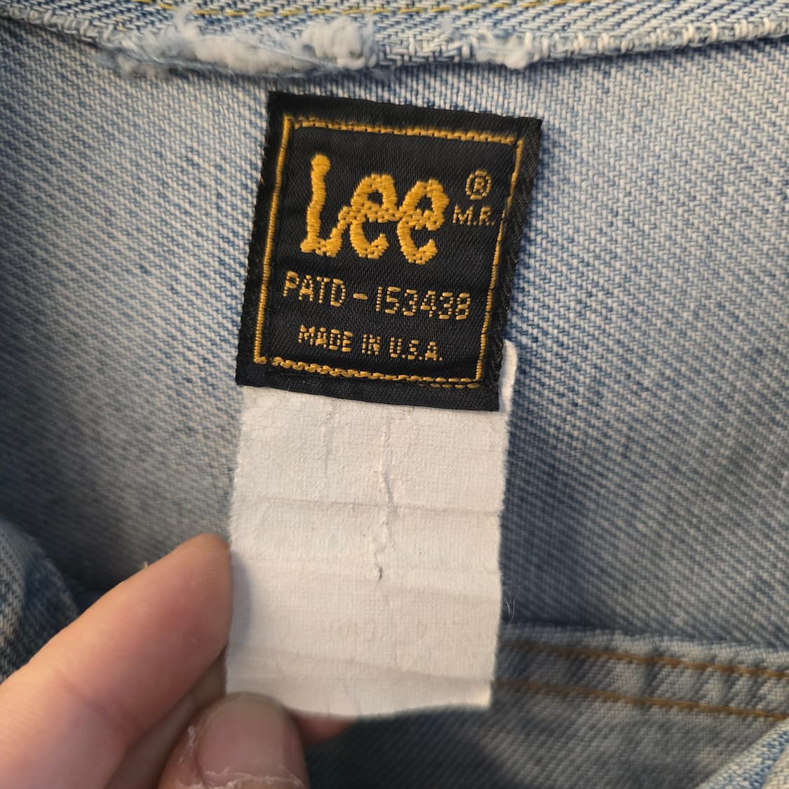 빈티지 Lee 라이더스 USA 데님 자켓 크롭핏 상품이미지3