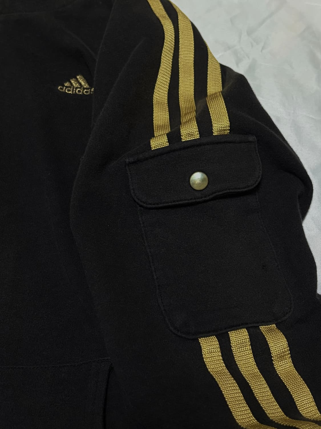 아디다스 초코바나나 면 져지 집업 (브라운/옐로) 상품이미지3