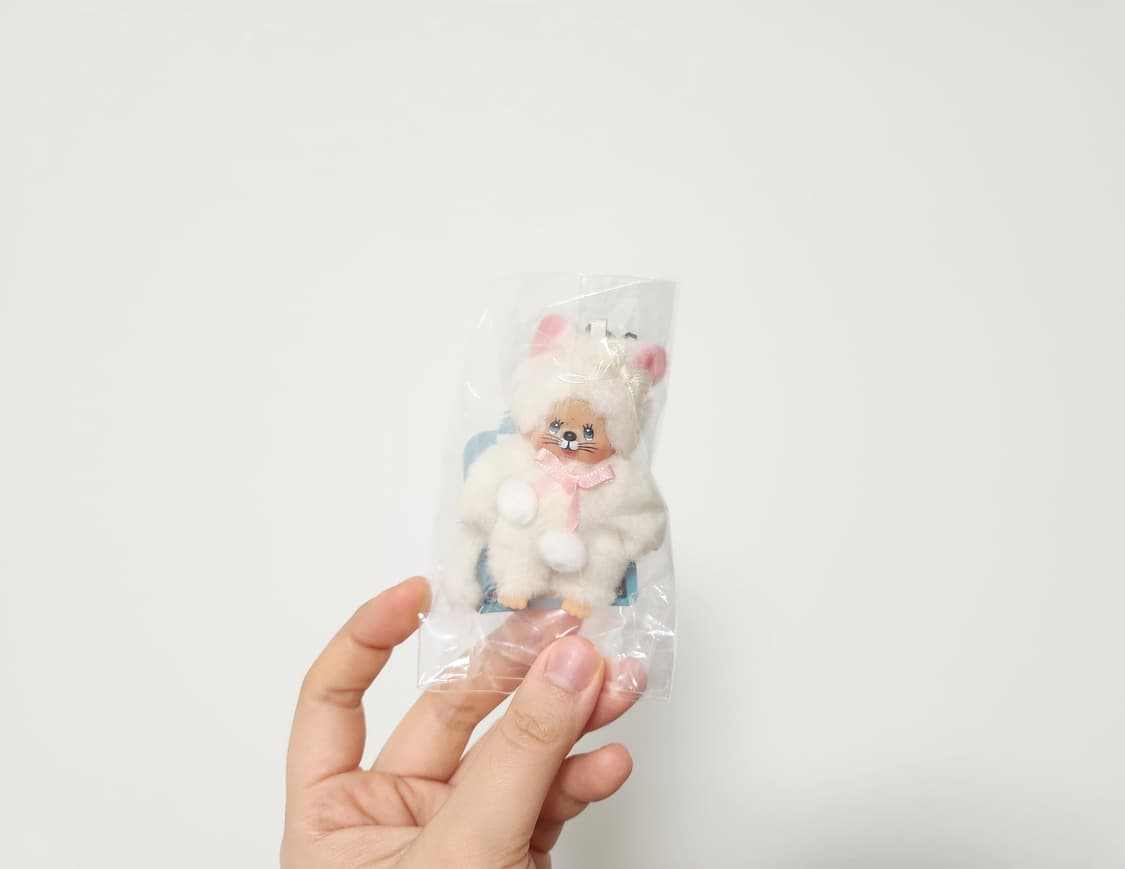 초레어) 고전 고양이 몬치치 미니키링 상품이미지1