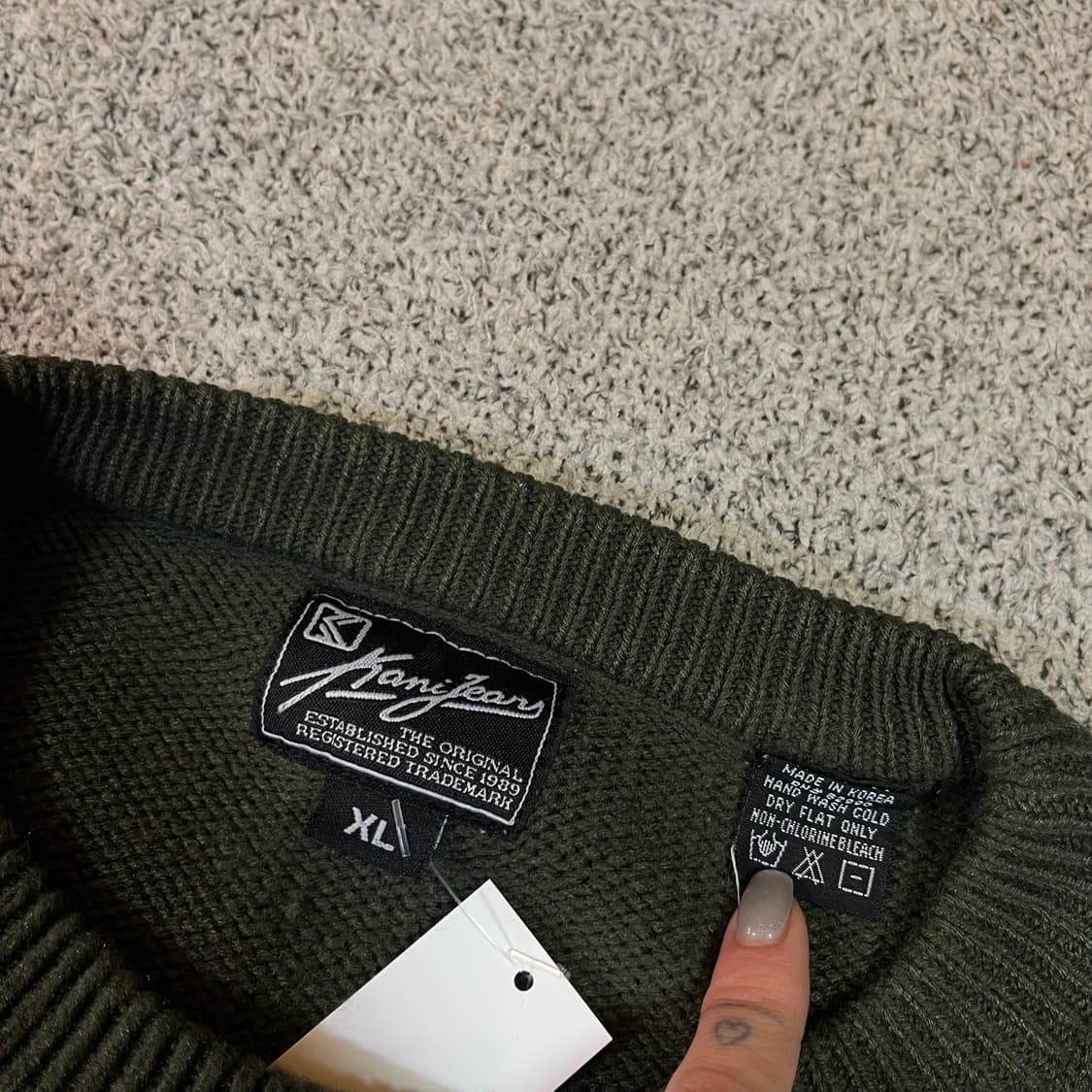 칼카니 빅로고 니트 상품이미지4