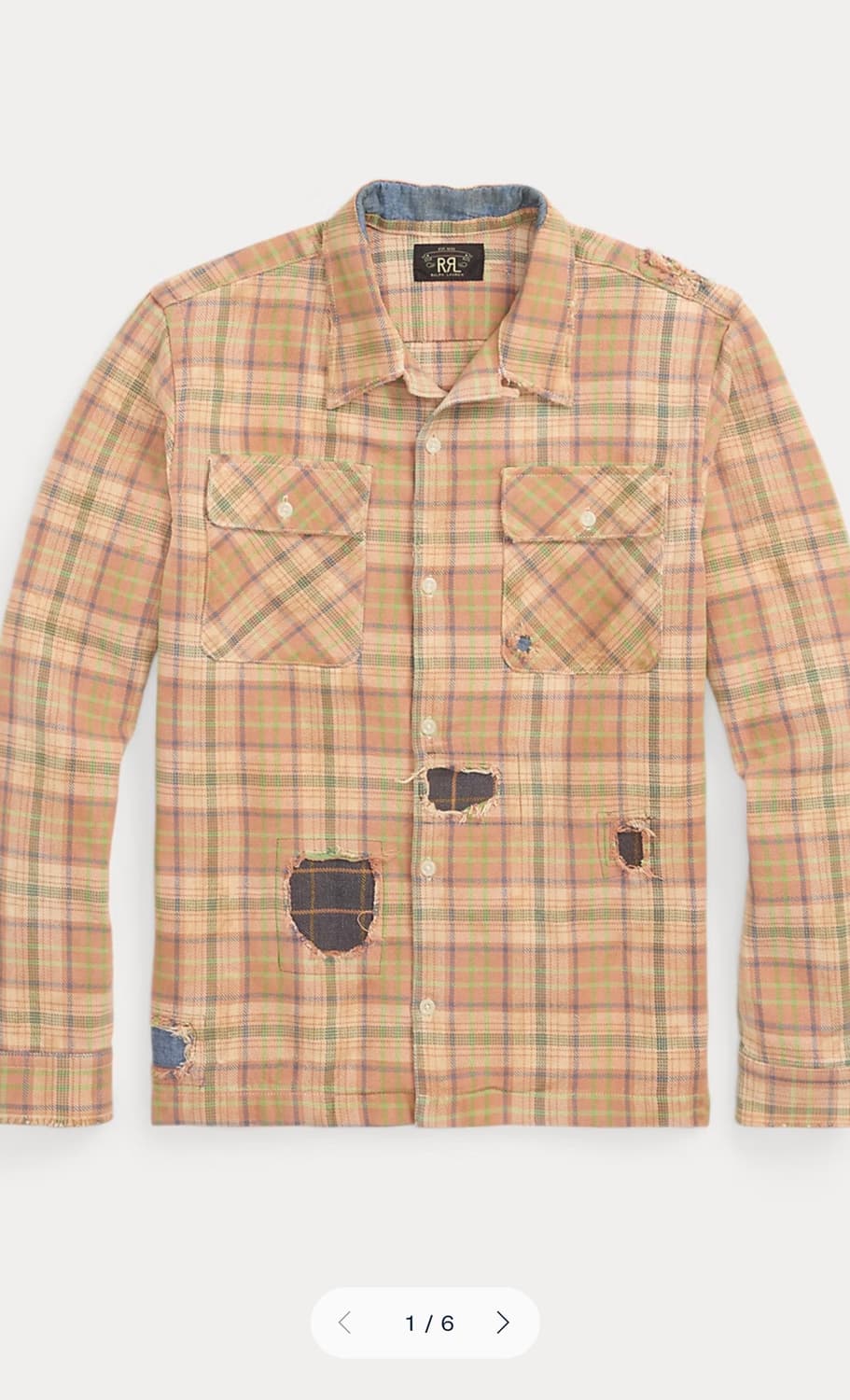 RRL 리페어 캠프셔츠 M 상품이미지1