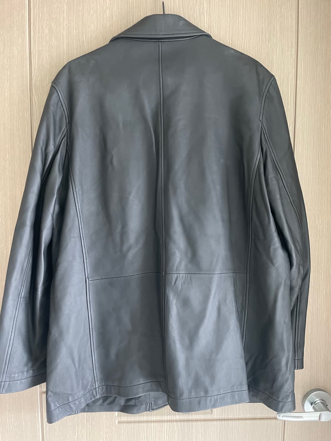 PAT 양가죽 블랙 클래식 레더 블레이저 상품이미지4