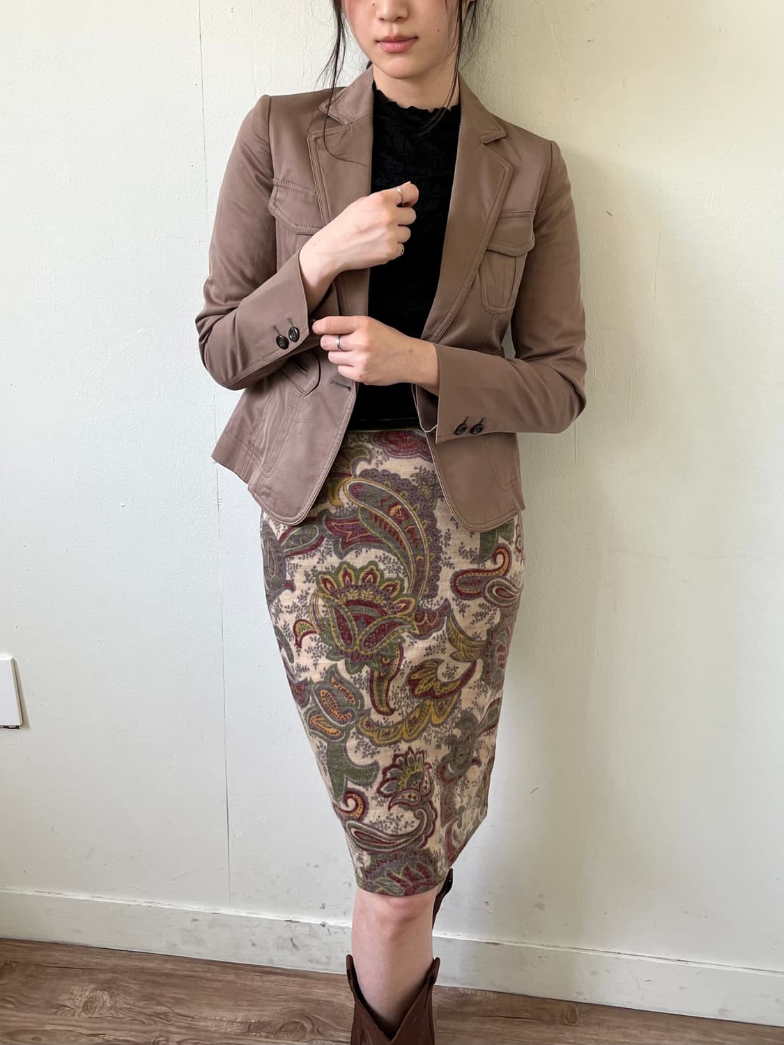 MAYSON GREY 애쉬브라운 자켓 상품이미지5