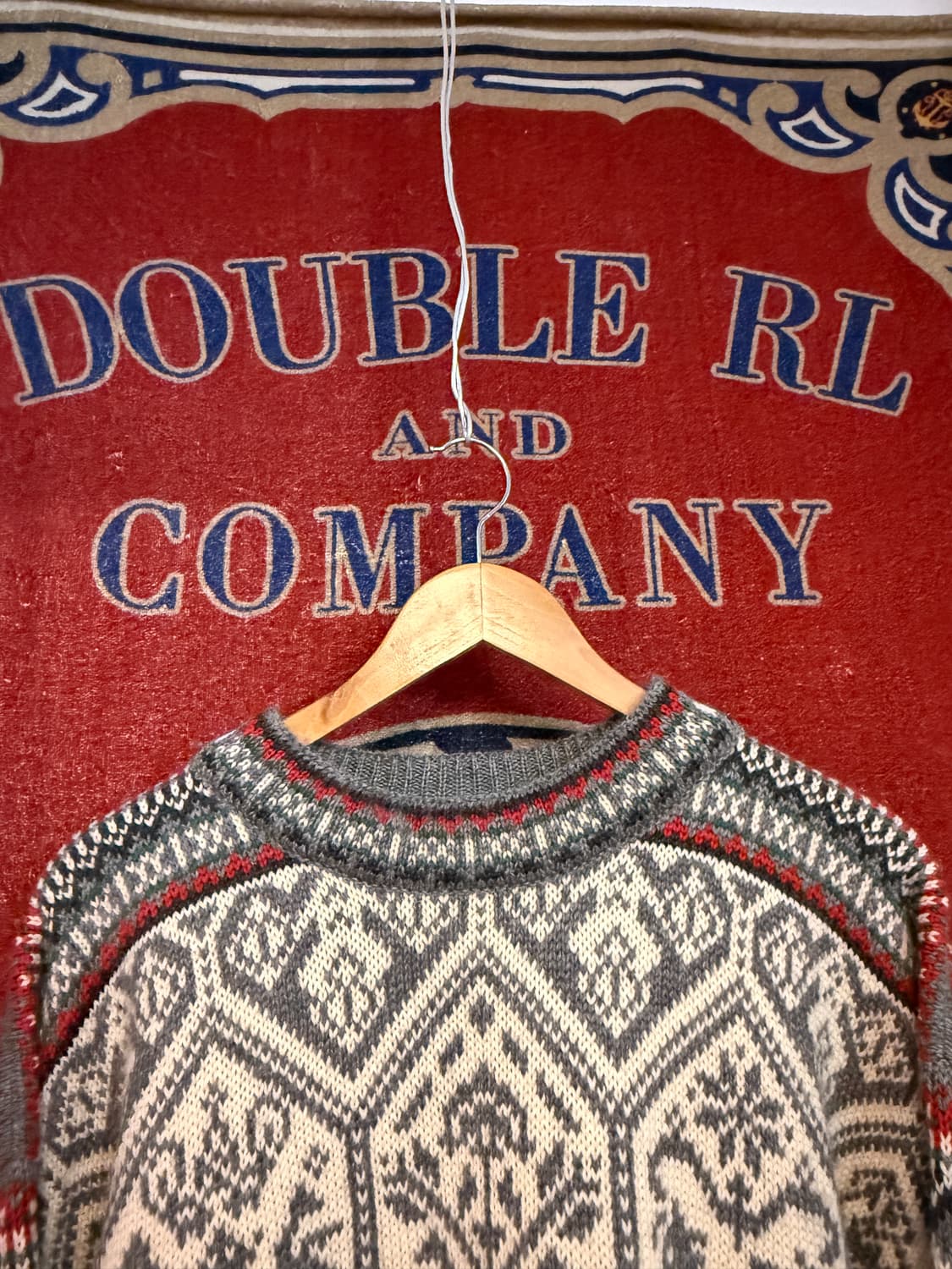 Dale of Norway 노르딕 패턴 울 니트 (M) 상품이미지3