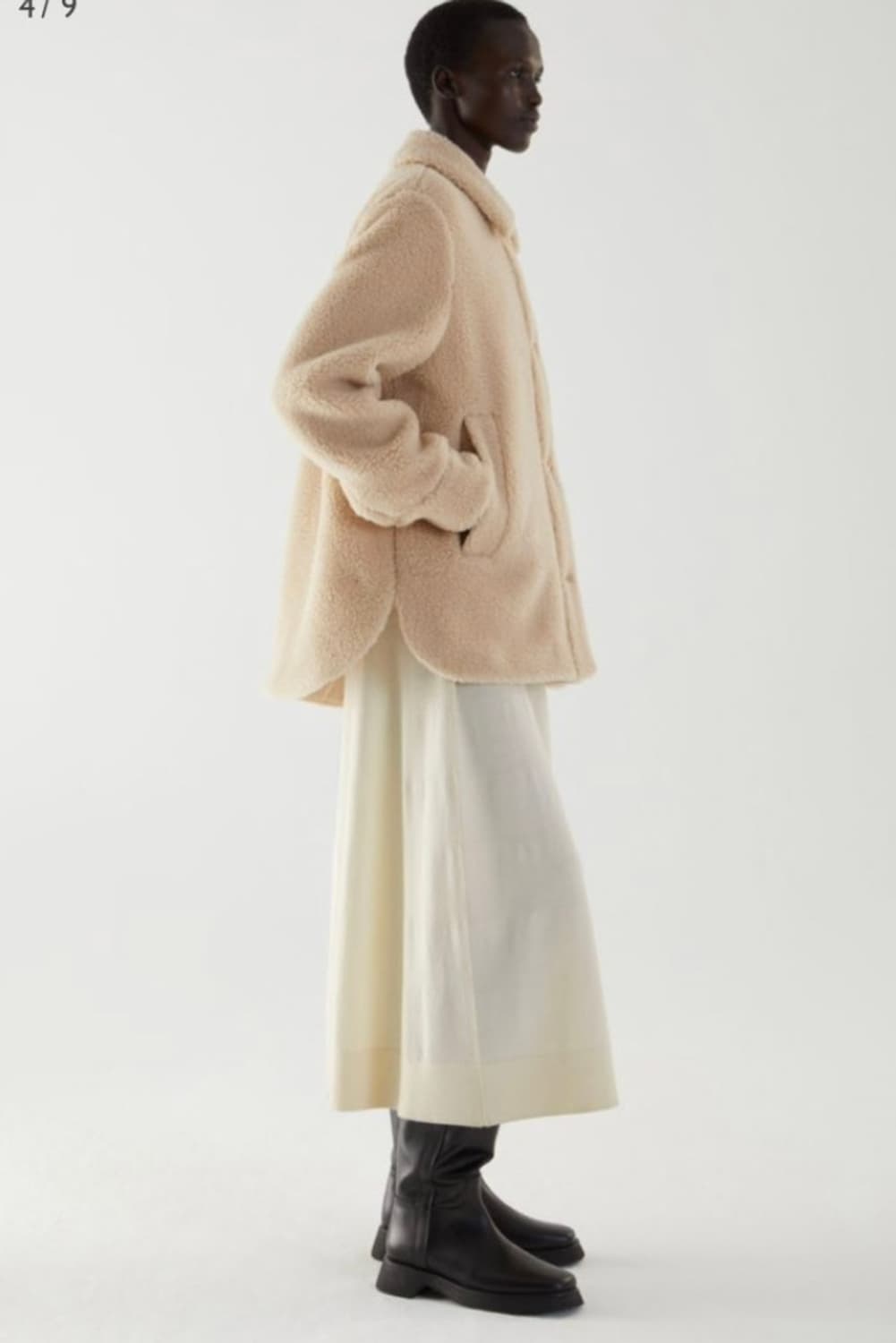 COS(코스) 테디 뽀글이 자켓 판매합니다. 상품이미지3