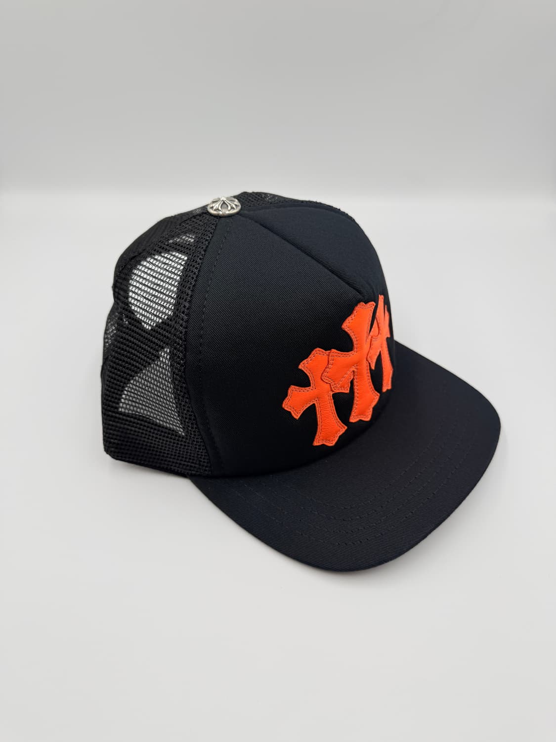 크롬하츠 트러커 메시 캡 레더패치 오렌지 상품이미지3